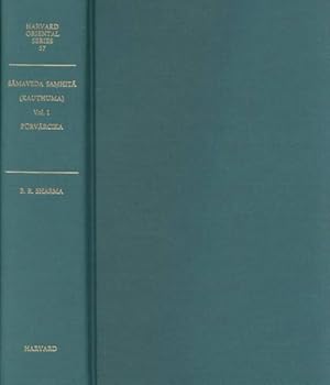 Seller image for Samaveda Samhita of the Kauthuma School, With Padapatha and the Commentaries of Madhava, Bharatasvamin and Sayana : Purvarcika for sale by GreatBookPrices