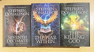 RARE -The Great God's War Book Trilogy, Seventh Decimate - The War Within - The Killing God - All...