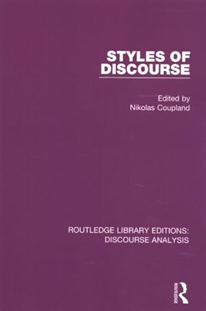 Seller image for Styles of Discourse for sale by GreatBookPrices