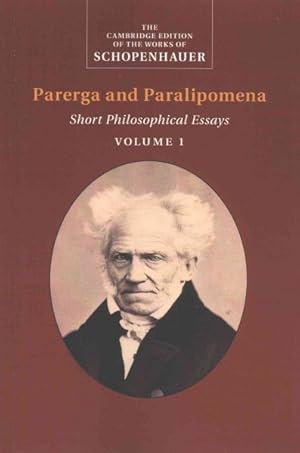 Image du vendeur pour Schopenhauer : Parerga and Paralipomena mis en vente par GreatBookPrices