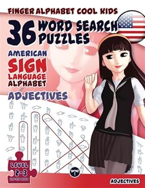 Image du vendeur pour FingerAlphabet Cool KIDS -36 Word Search Puzzles - American Sign Language Alphabet - Adjectives mis en vente par GreatBookPrices