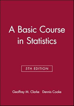 Imagen del vendedor de Basic Course in Statistics a la venta por GreatBookPrices