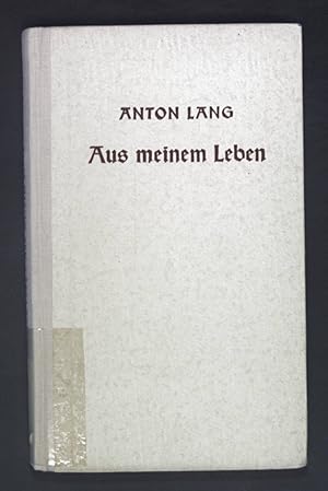 Imagen del vendedor de Aus meinem Leben. a la venta por books4less (Versandantiquariat Petra Gros GmbH & Co. KG)