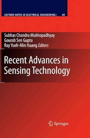 Imagen del vendedor de Recent Advances in Sensing Technology a la venta por GreatBookPrices