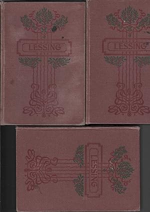 G. E. Lessings Gesammelte Werke in drei (3) Bänden. Mit einer litterarhistorisch-biographischen E...