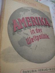 Imagen del vendedor de Amerika in der Weltpolitik a la venta por Alte Bcherwelt