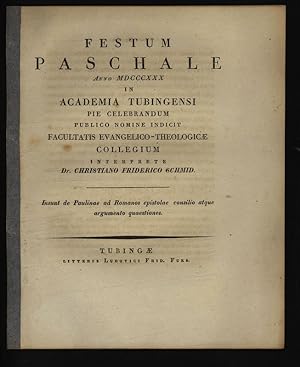 Bild des Verkufers fr De Paulinae ad Romanos epistolae consilio atque argumento quaestiones zum Verkauf von Antiquariat Bookfarm