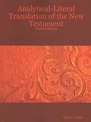 Immagine del venditore per Analytical-Literal Translation of the New Testament venduto da GreatBookPrices