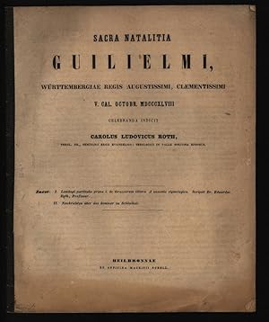 Bild des Verkufers fr Lexilogi particula prima s. de Graecorum littera d quaestio etymologica zum Verkauf von Antiquariat Bookfarm