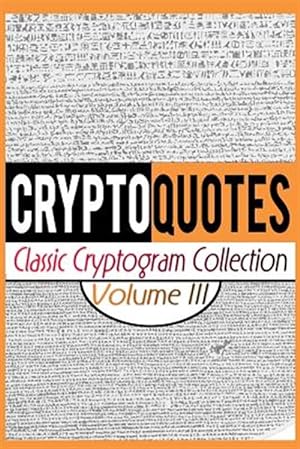 Immagine del venditore per Cryptoquotes : Classic Cryptogram Collection venduto da GreatBookPrices