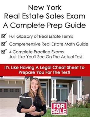 Bild des Verkufers fr New York Real Estate Exam a Complete Prep Guide : Principles, Concepts and 400 Practice Questions zum Verkauf von GreatBookPrices