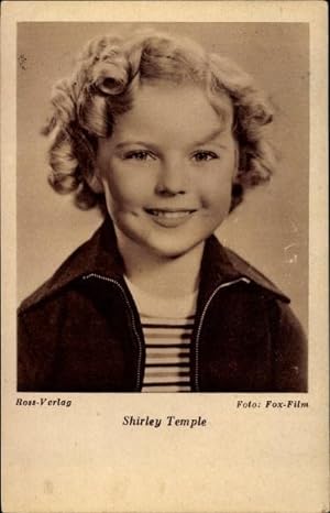 Bild des Verkufers fr Ansichtskarte / Postkarte Schauspielerin Shirley Temple, Portrait zum Verkauf von akpool GmbH