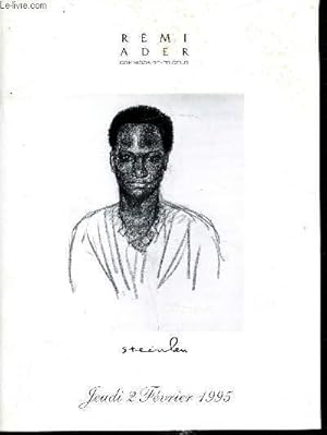 Immagine del venditore per Catalogue de vente aux ench�res R�mi Ader - Richelieu Drouot - Jeudi 2 f�vrier 1995 - Estampes, dessins, pastels, lavis, aquarelle par Theophile-Alexandre Steinlein 1859-1923 - venduto da Le-Livre