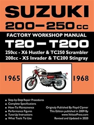 Bild des Verk�ufers f�r Veloce Suzuki T20 & T200 1965-1969 Factory Workshop Manual zum Verkauf von GreatBookPrices