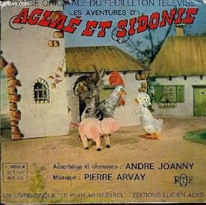Livre-disque 33t // Les aventures d'Aglaé et Sidonie - bande originale du feuilleton télévisé