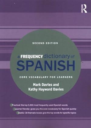 Imagen del vendedor de Frequency Dictionary of Spanish : Core Vocabulary for Learners a la venta por GreatBookPrices