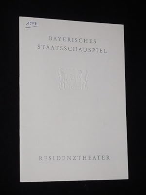 Bild des Verkufers fr Bltter des Bayerischen Staatsschauspiels, Heft 3, 1963/64. Programmheft Residenztheater PRINZ FRIEDRICH VON HOMBURG von Kleist. Insz.: Helmut Henrichs, Bhnenbild: Heinrich Wendel, Kostme: Johannes Waltz. Mit Thomas Holtzmann (Prinz Friedrich), Paul Hartmann, Anne Kersten, Christine Ostermayer, Sigfrit Steiner, Max Mairich, Hans Michael Rehberg, Brigitte Folta zum Verkauf von Fast alles Theater! Antiquariat fr die darstellenden Knste