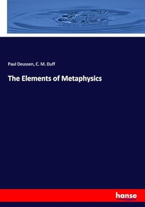 Seller image for The Elements of Metaphysics for sale by AHA-BUCH GmbH