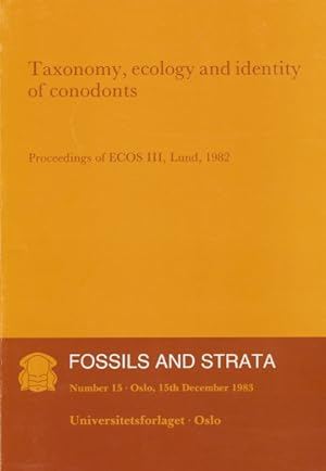 Imagen del vendedor de Taxonomy, Ecology, and Identity of Conodonts a la venta por GreatBookPrices