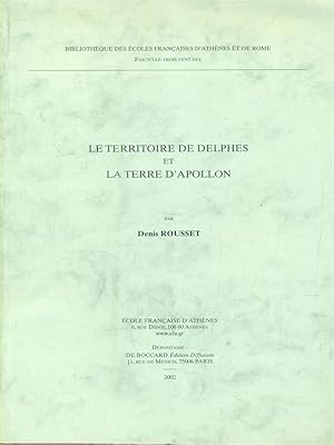 Bild des Verkufers fr Le territoire de Delphes et la terre d'Apollon zum Verkauf von Librodifaccia