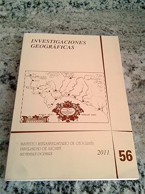 INVESTIGACIONES GEOGRÁFICAS: ANALES DE LA UNIVERSIDAD DE ALICANTE: INSTITUTO UNIVERSITARIO DE GEO...