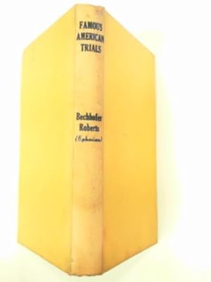 Seller image for Famous American trials for sale by Cotswold Internet Books