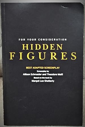 Imagen del vendedor de For Your Consideration, Hidden Figures, Best Adapted Screenplay a la venta por My Book Heaven