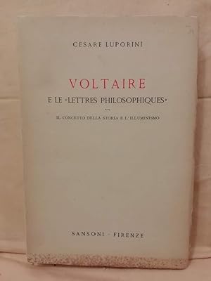 Seller image for VOLTAIRE E LE "LETTRES PHILOSOPHIQUES" (1955) for sale by Invito alla Lettura