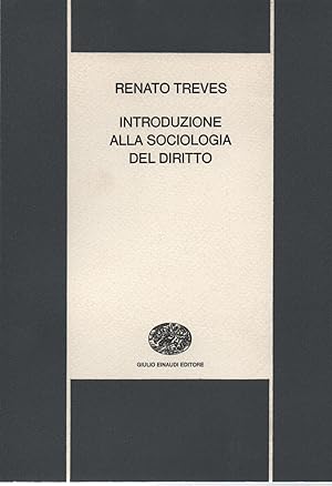 Imagen del vendedor de INTRODUZIONE ALLA SOCIOLOGIA DEL DIRITTO a la venta por Il Muro di Tessa sas Studio bibl. di M.