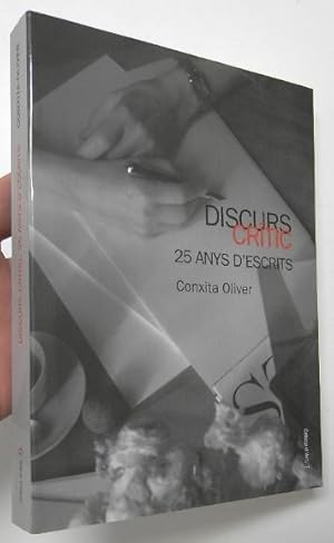 Imagen del vendedor de Discurs crtic. 25 anys d'escrits a la venta por Librera Mamut