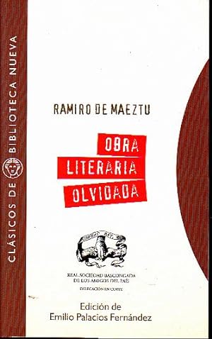 OBRA LITERARIA OLVIDADA. 1897-1910.
