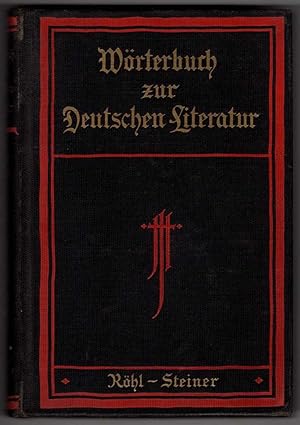 Seller image for Worterbuch Zur Deutschen Literatur for sale by Recycled Books & Music