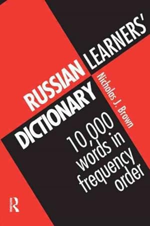 Imagen del vendedor de Russian Learner's Dictionary : 10,000 Words in Frequency Order a la venta por GreatBookPrices
