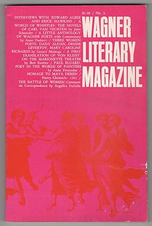 Imagen del vendedor de Wagner Literary Magazine 3 (1962) a la venta por Philip Smith, Bookseller