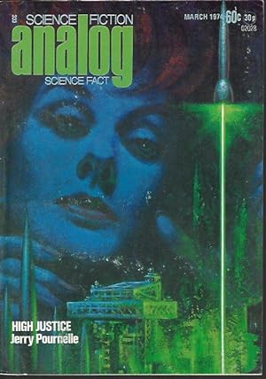 Image du vendeur pour ANALOG Science Fiction/ Science Fact: March, Mar. 1974 mis en vente par Books from the Crypt
