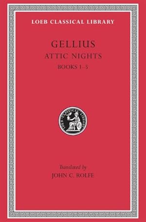 Image du vendeur pour Attic Nights of Aulus Gellius mis en vente par GreatBookPrices