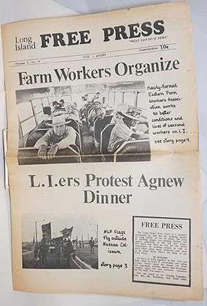 Long Island Free Press, Vol. 1, No. 4, July-August 1972; "What You Do Is News"