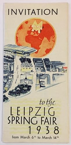 Invitation to the Leipzig Spring Fair 1938