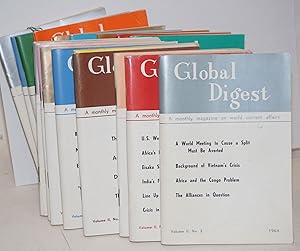 Bild des Verkufers fr Global Digest: a monthly magazine on world current affairs [18 issues] zum Verkauf von Bolerium Books Inc.