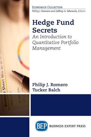 Immagine del venditore per Hedge Fund Secrets : An Introduction to Quantitative Portfolio Management venduto da GreatBookPrices