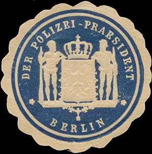 Bild des Verkufers fr Siegelmarke Der Polizei-Praesident zum Verkauf von Veikkos