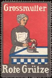 Seller image for Reklamemarke Grossmutter - Rote Grtze Pudding for sale by Veikkos
