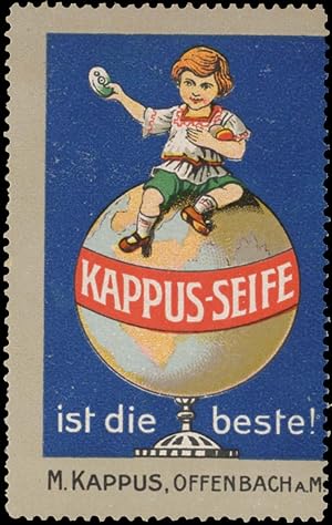 Seller image for Reklamemarke Kappus-Seife ist die beste! for sale by Veikkos