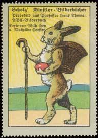 Image du vendeur pour Reklamemarke Osterhase mis en vente par Veikkos