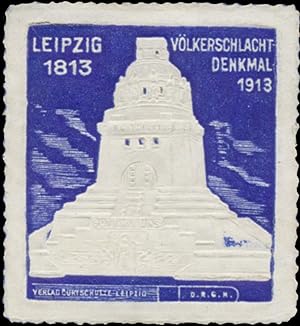 Seller image for Reklamemarke Vlkerschlachtdenkmal for sale by Veikkos
