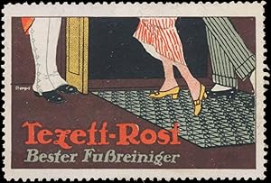 Reklamemarke Tezett-Rost - Bester Fußreiniger