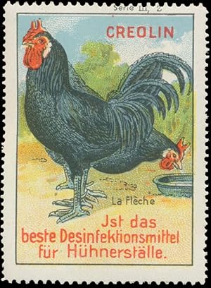 Imagen del vendedor de Reklamemarke La Fleche Huhn a la venta por Veikkos