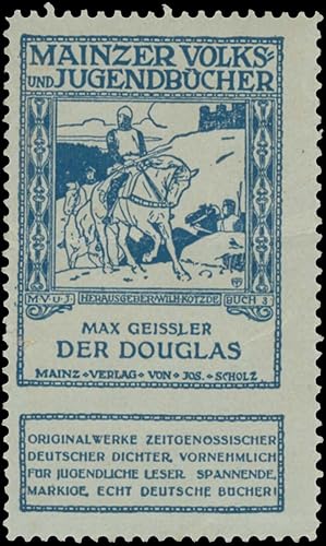 Seller image for Reklamemarke Der Douglas von Max Geissler for sale by Veikkos