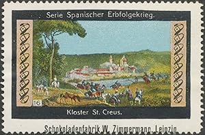 Bild des Verkufers fr Reklamemarke Kloster St. Creus zum Verkauf von Veikkos