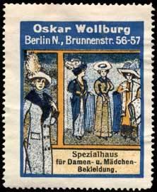 Seller image for Reklamemarke Damenbekleidung for sale by Veikkos